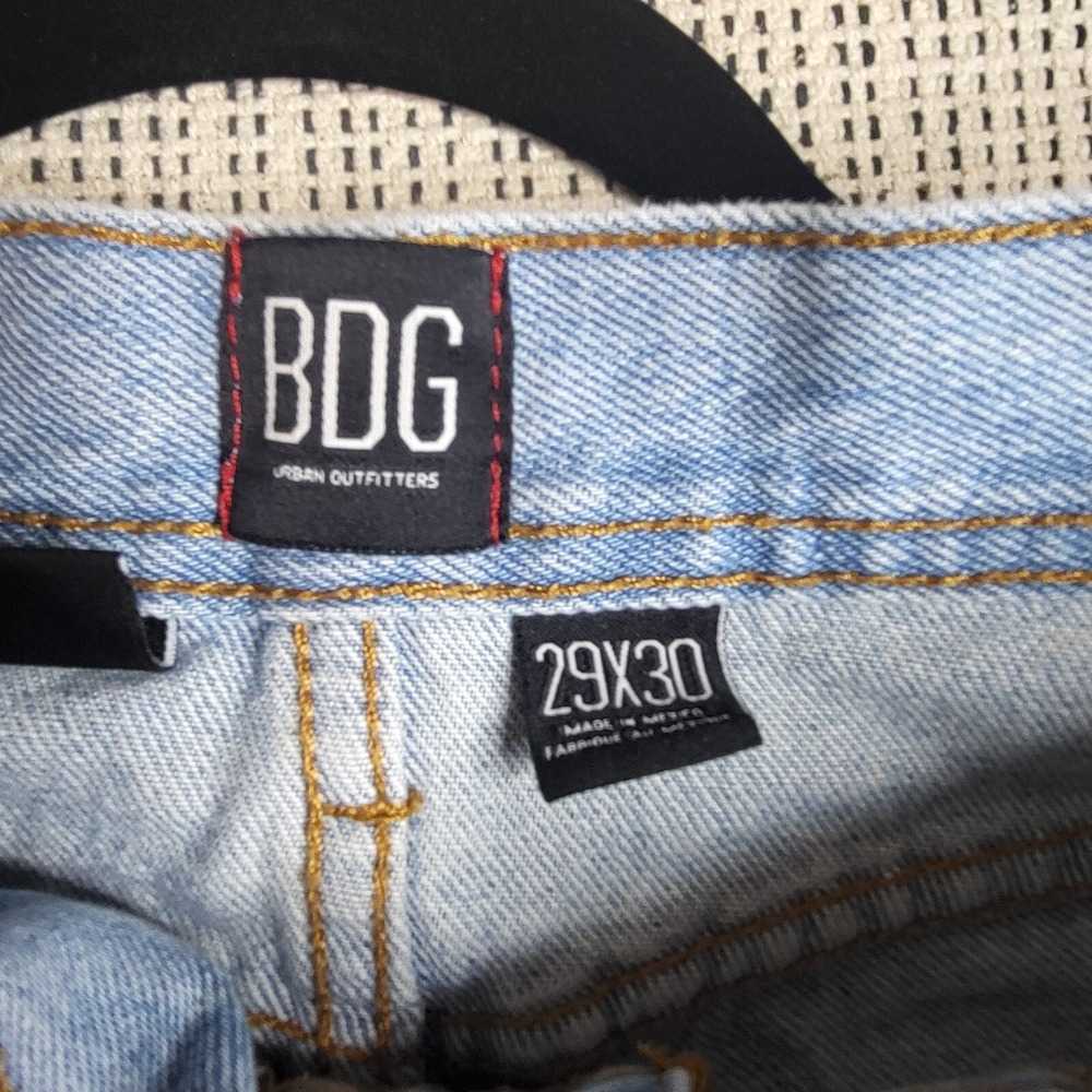 BDG Urban Outfitters Slim Taper Fit Patchwork‎ Men's 29x28 Denim Jeans - Picture 2 of 11